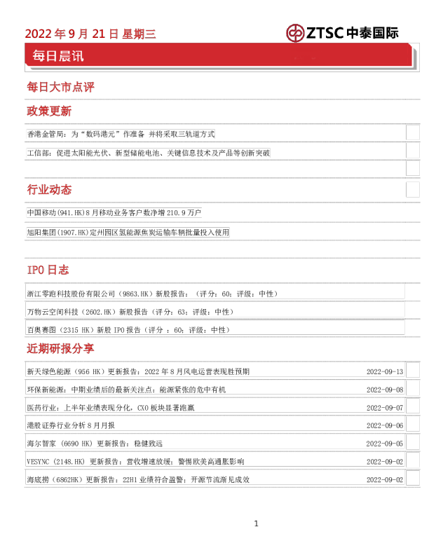 每日晨讯