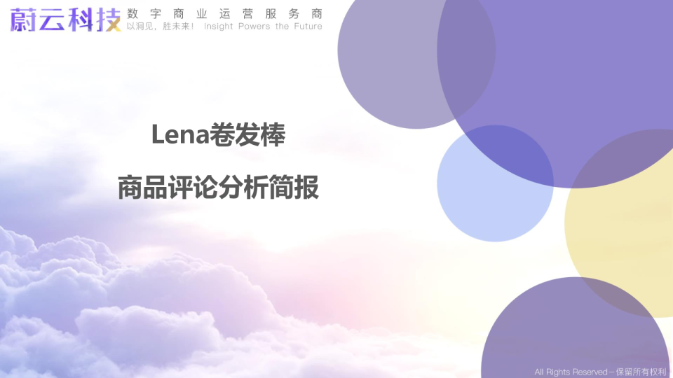 lena卷发棒分析简报