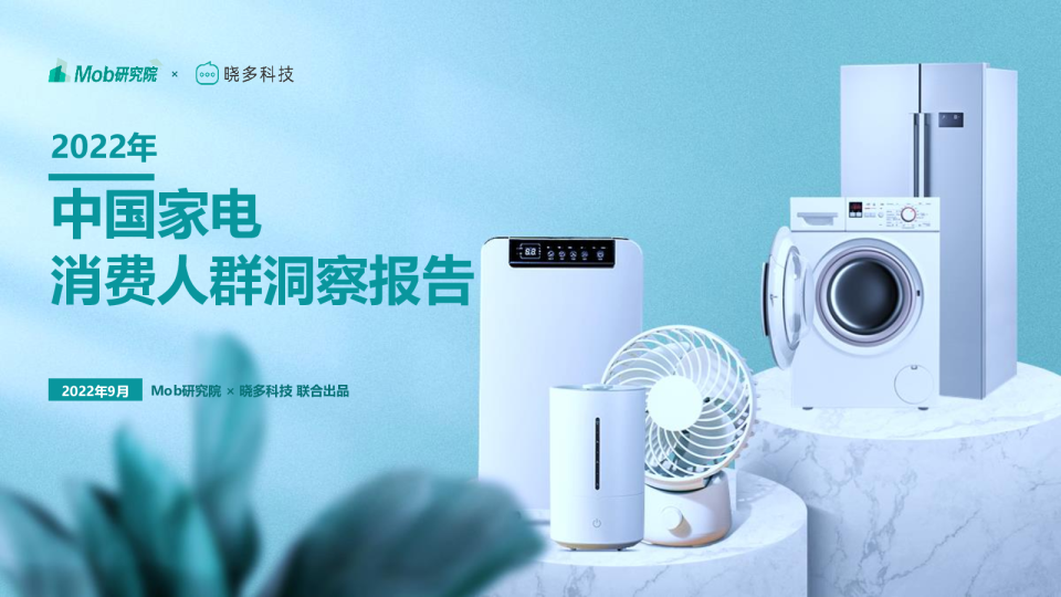 中国家电市场消费者行为洞察与用户画像划分