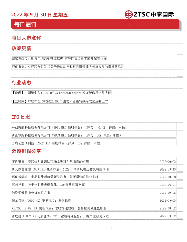 每日晨讯