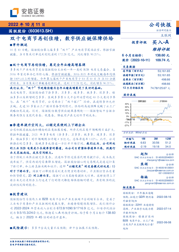 双十电商节再创佳绩，数字供应链保障供给