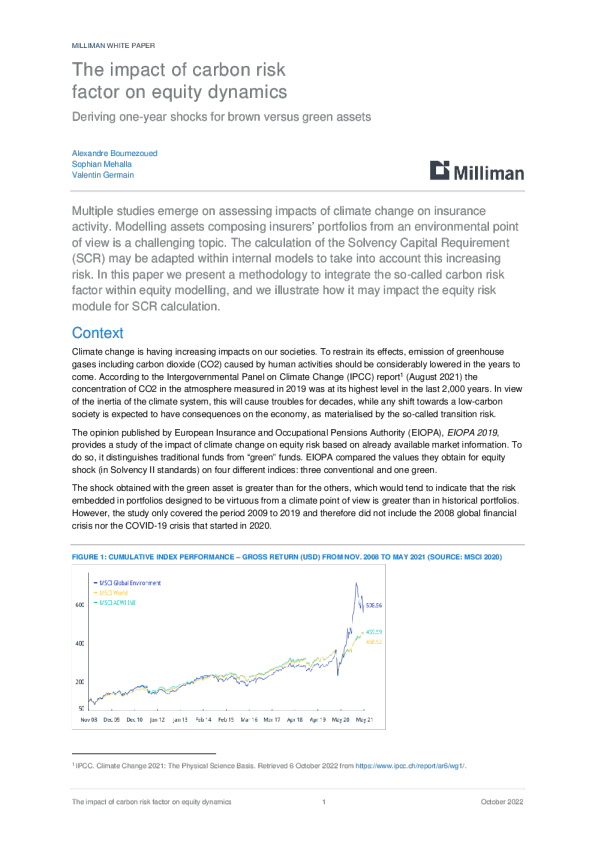碳风险因素对股权动态的影响