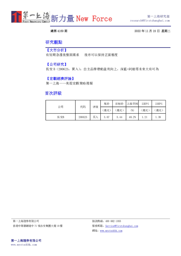 新力量New Force总第4169期