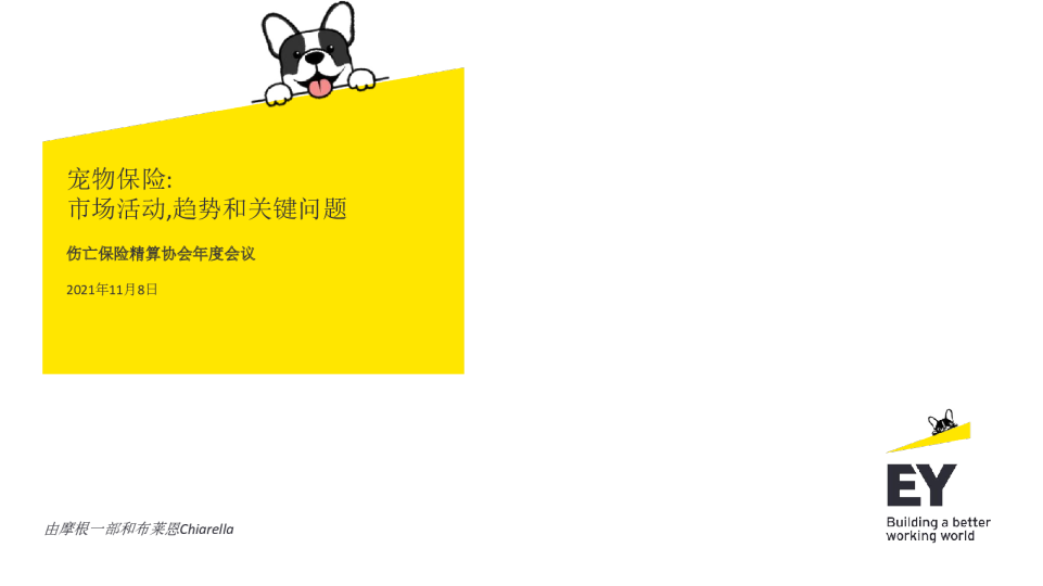 宠物保险行业：市场活动，趋势和关键问题（英译中）