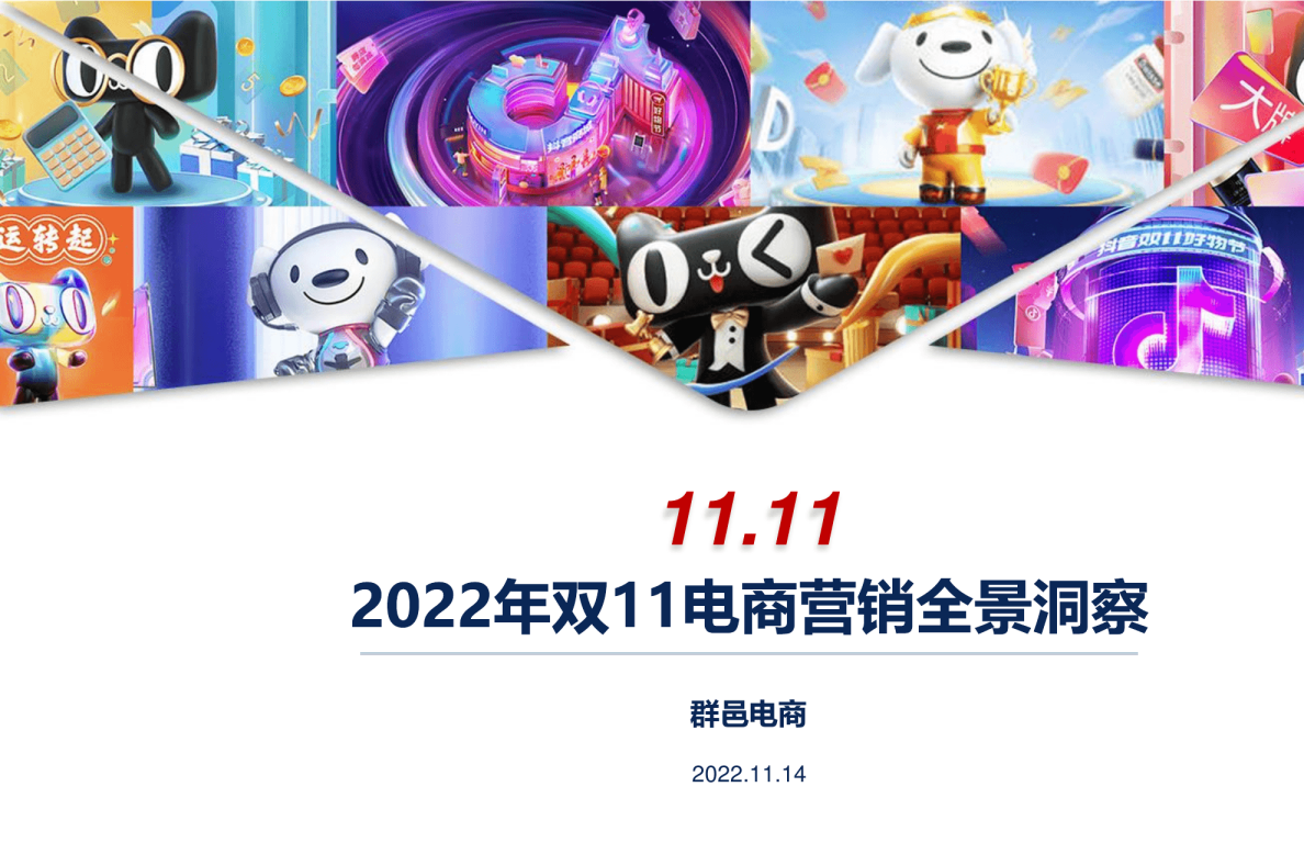2022年双11电商营销全景洞察