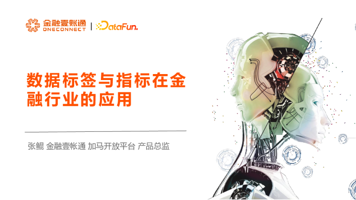 张鲲 - 数据标签与指标在金融行业的应用