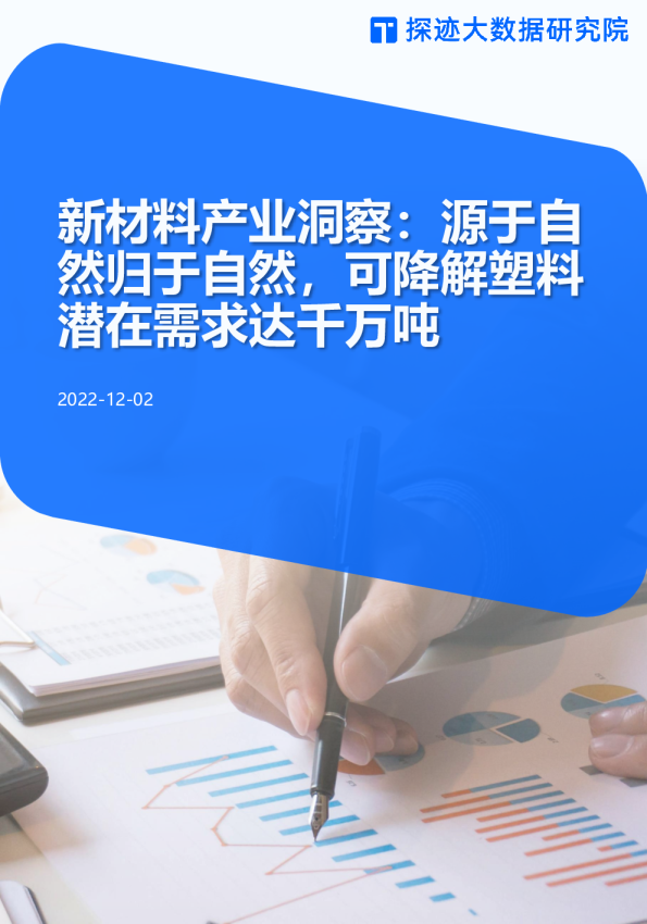 2022年新材料产业：可降解塑料洞察报告