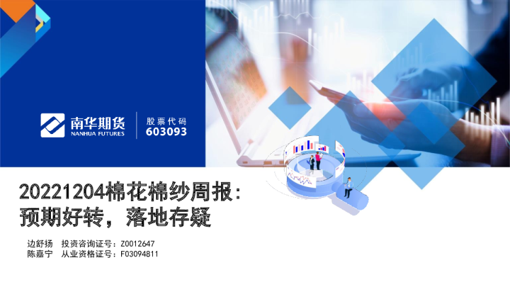 棉花棉纱周报：预期好转，落地存疑