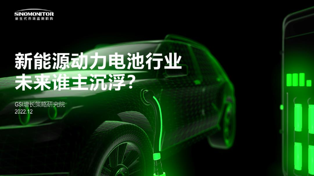 新能源动力电池行业未来谁主沉浮？