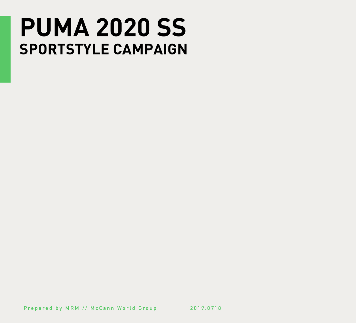 PUMA2020春秋体育系列整合营销