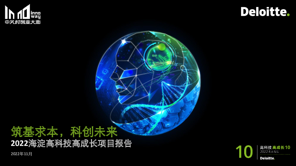 2022海淀高科技高成长项目报告