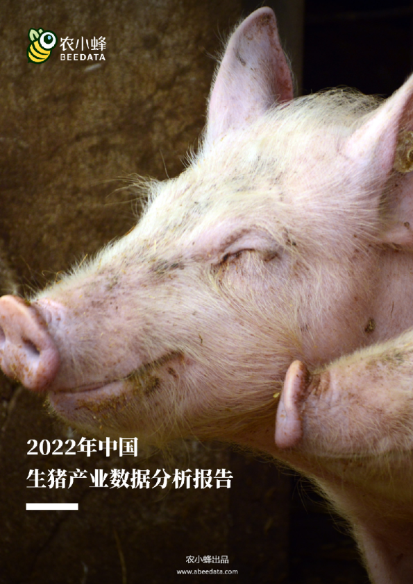 2022年中国生猪产业数据分析简报