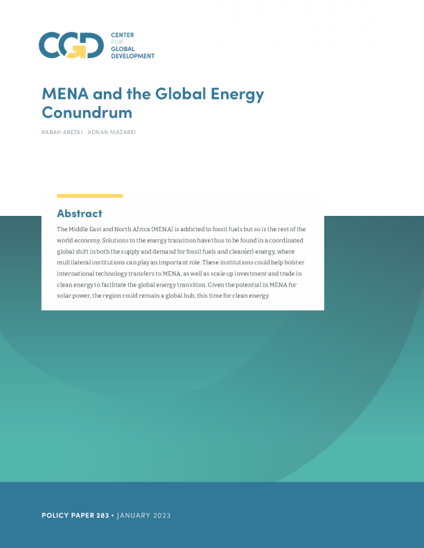 中东和北非与全球能源联盟