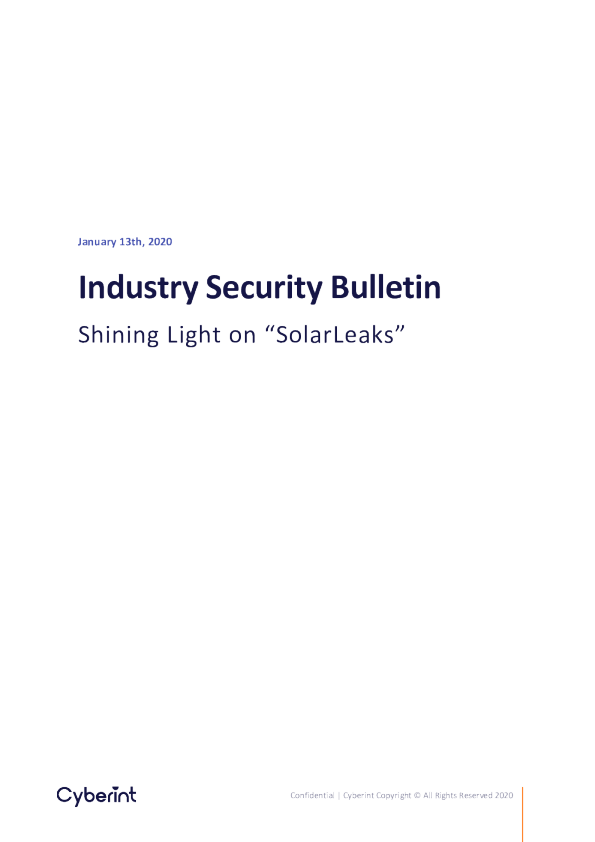 SolarLeaks安全公告