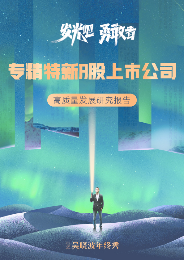 专精特新A股上市公司高质量发展研究报告