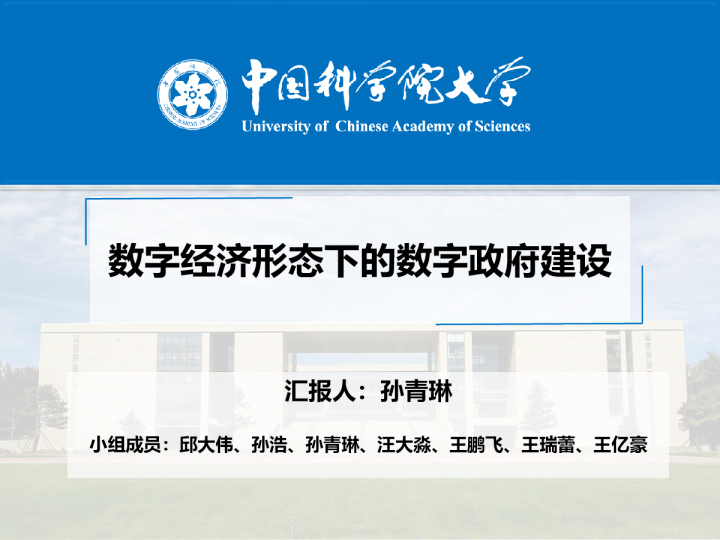 数字经济形态下的数字政府建设