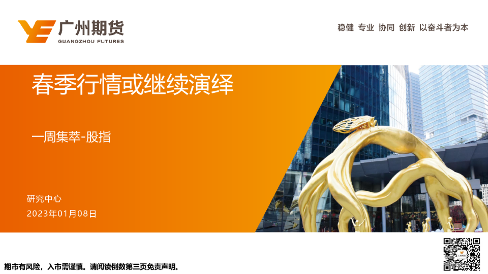 一周集萃-股指：春季行情或继续演绎