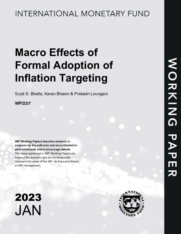 正式采用通胀目标制的宏观影响