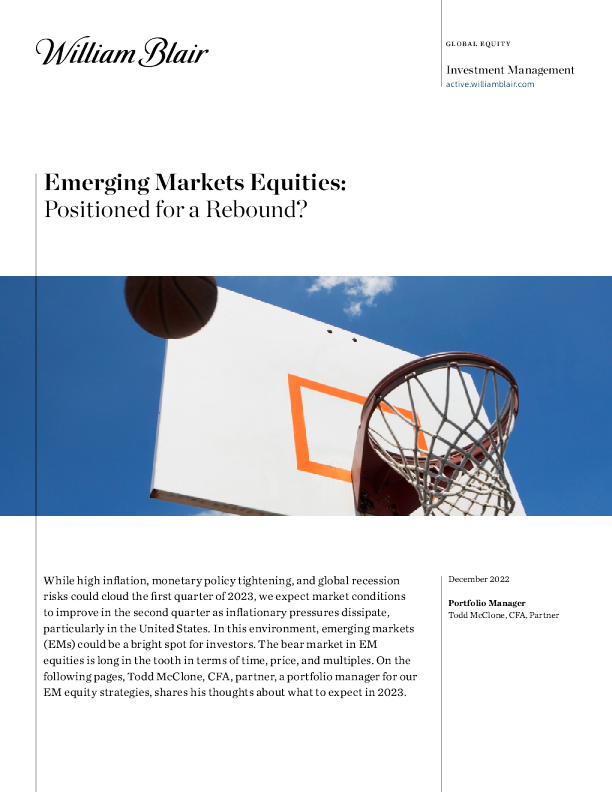 新兴市场股票定位为反弹