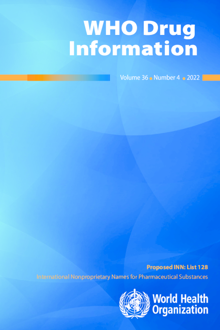 世卫组织药物信息 - 第36卷，第4期