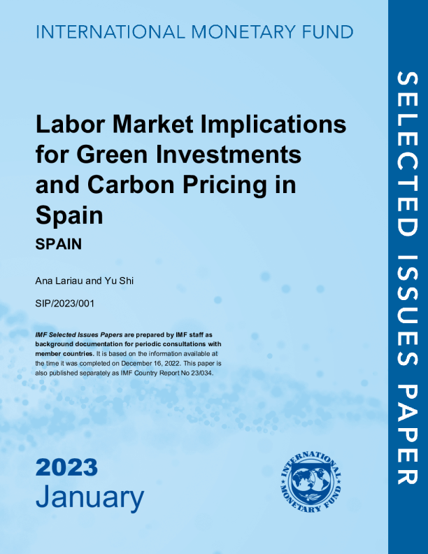 劳动力市场对西班牙绿色投资和碳定价的影响：西班牙