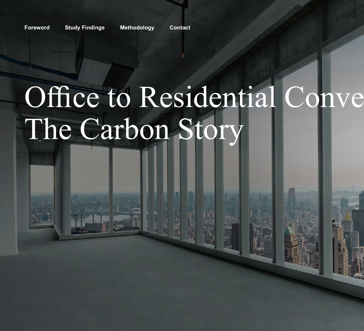 办公室到住宅的转换 ： 碳故事