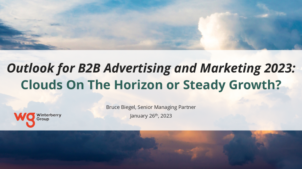 2023年B2B广告与营销展望报告