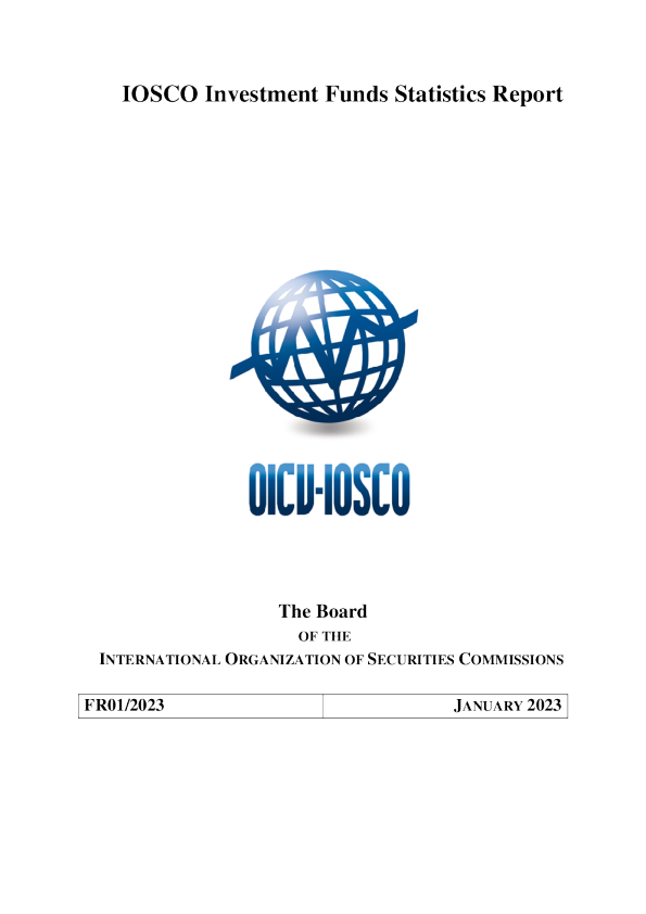 FR01/23 IOSCO投资基金统计报告