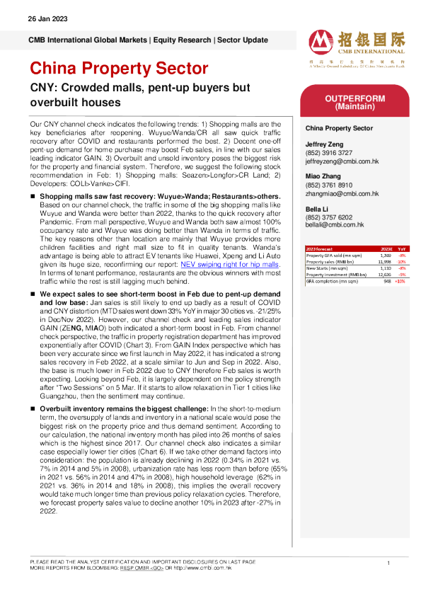 春节：拥挤的购物中心，被压抑的买家，但过度建造的房屋