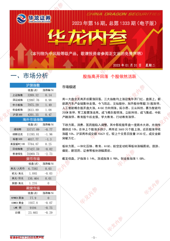 华龙内参2023年第16期，总第1333期（电子版）