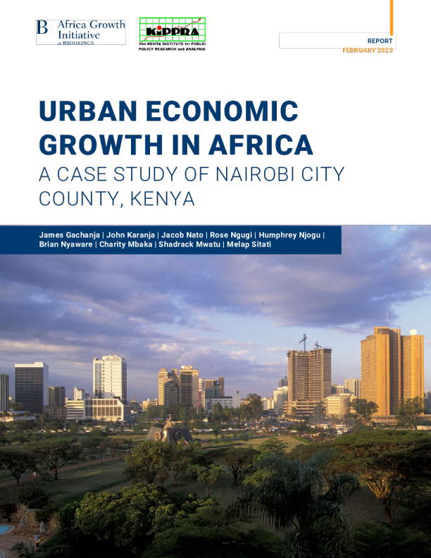 非洲城市经济增长：以肯尼亚内罗毕市为例