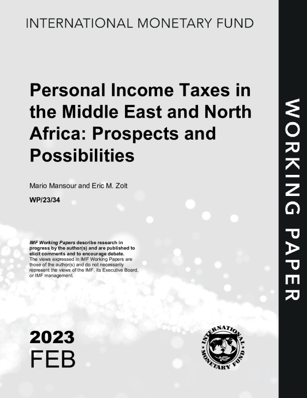 中东和北非个人所得税：前景和可能性