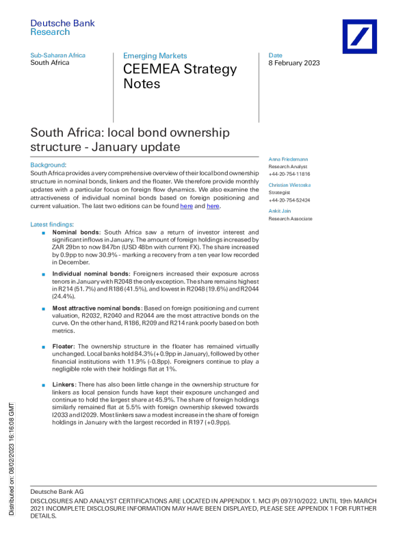 中东欧和非洲战略说明