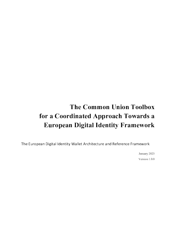 欧洲数字身份钱包架构和参考框架