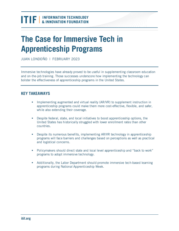 学徒计划中沉浸式技术的案例
