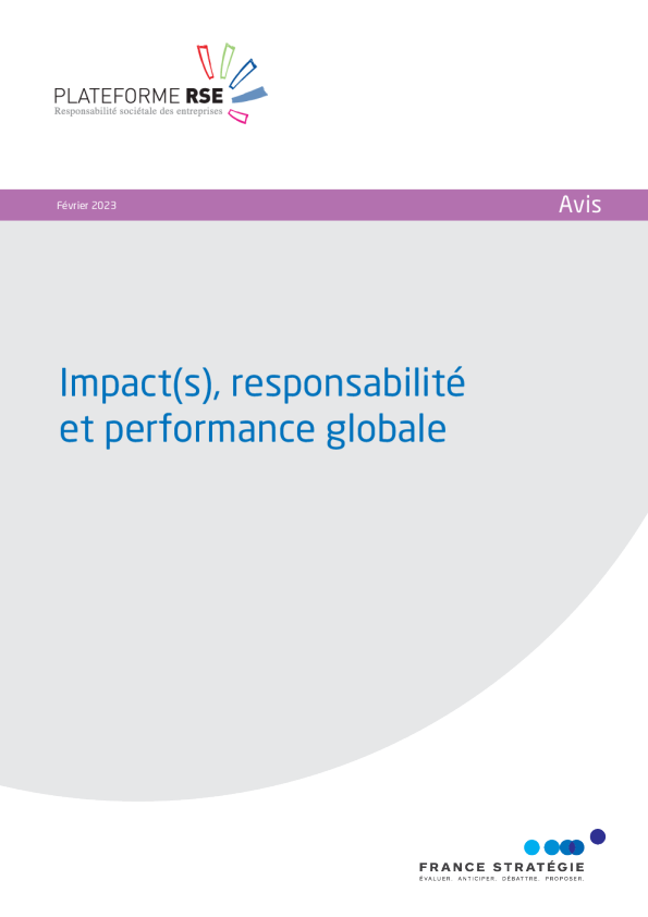 Impact(s), responsabilité et performance globale