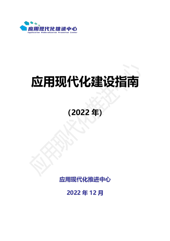 应用现代化建设指南