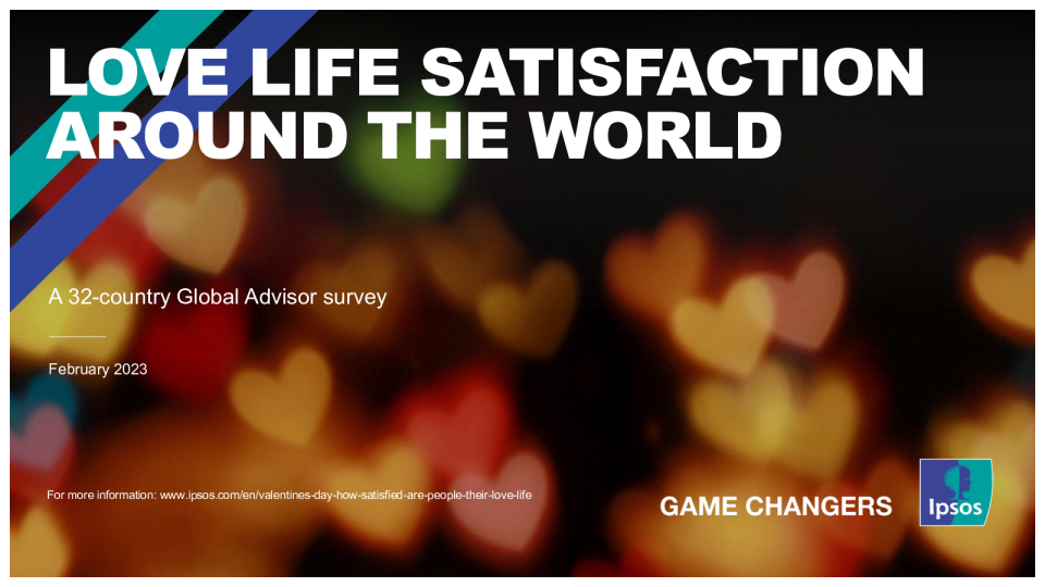 全球爱情生活满意度调查