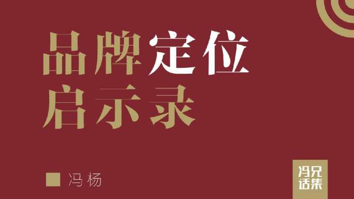 品牌定位启示录-冯杨