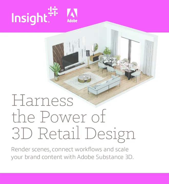 利用 Adobe Substance 3D 利用 3D 零售设计的力量
