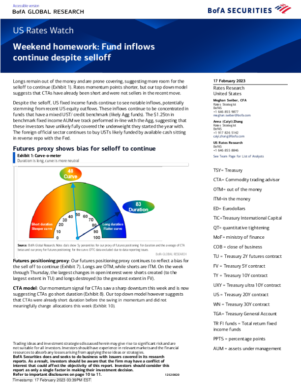 周末作业：尽管抛售，资金流入仍在继续