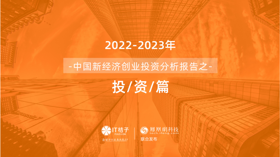 2022-2023年中国新经济公司投融资交易报告