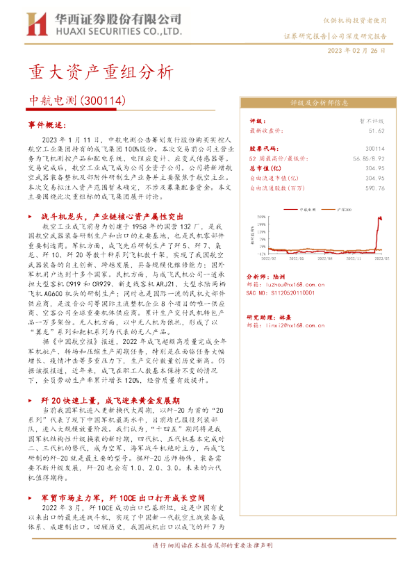 重大资产重组分析