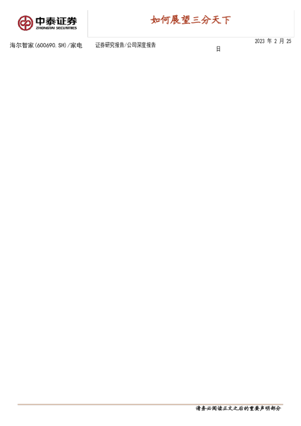 如何展望三分天下