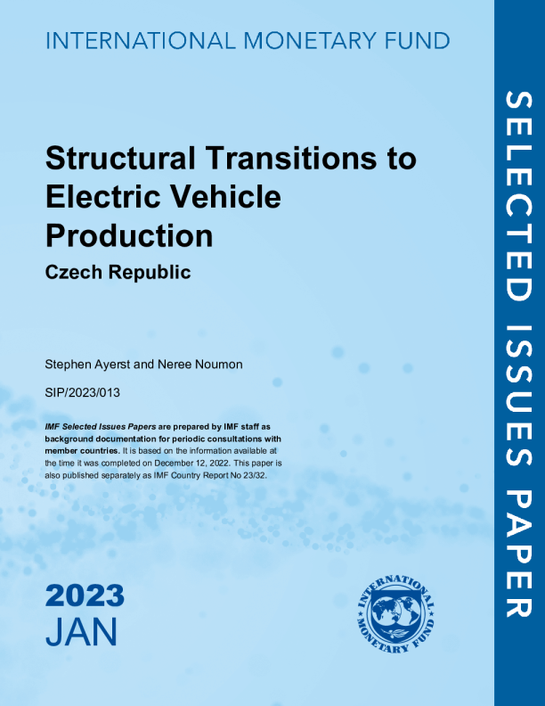 结构转型至电动汽车生产：捷克共和国
