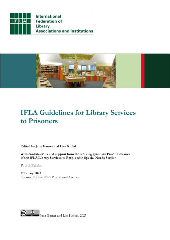 国际图联向囚犯提供图书馆服务指南 （ 第 4 版 ）