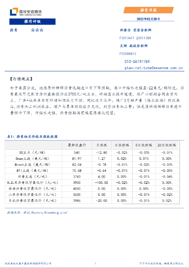 沥青日报