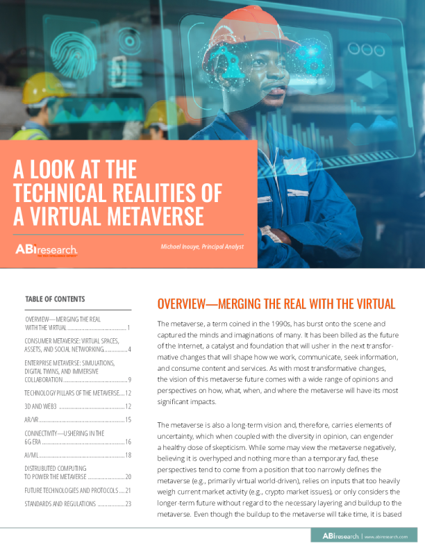 元宇宙技术照进现实英文版