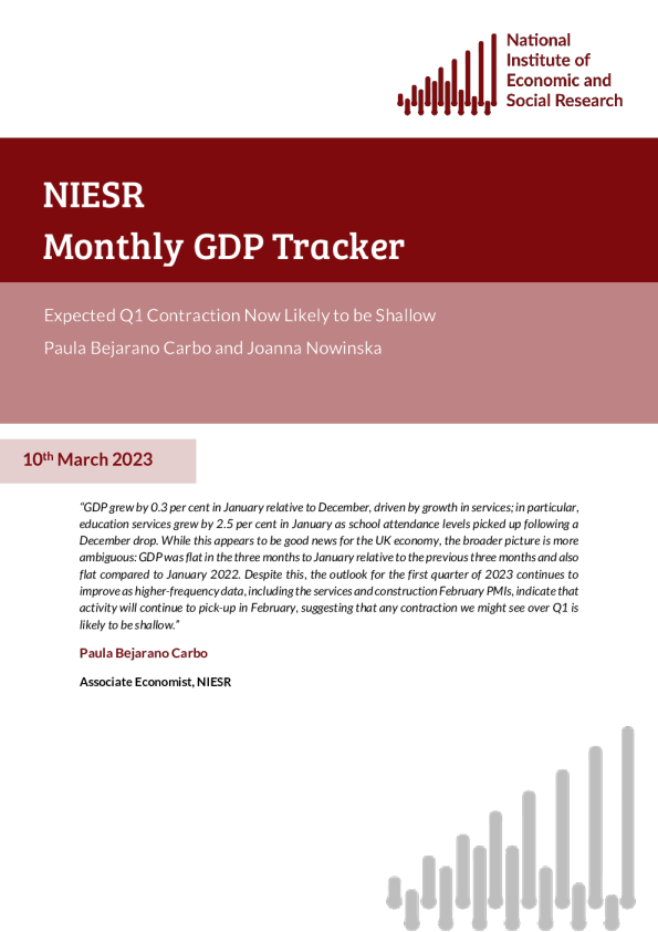 英国月度GDP追踪预计第一季度收缩现在可能很浅