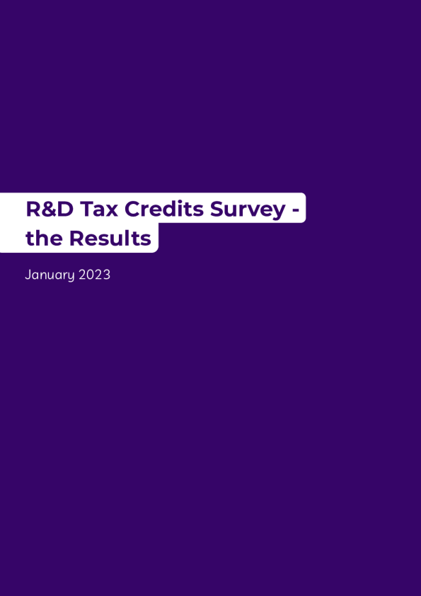 研发税收抵免——初创企业的经验